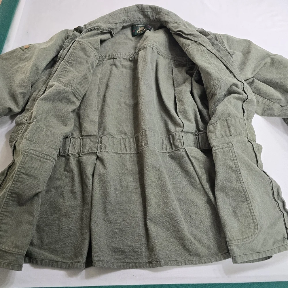 Vintage Orvis Men's Travel Norfolk Safari belted Bush Jacket Coat XXL Fishing - Picture 2 of 12